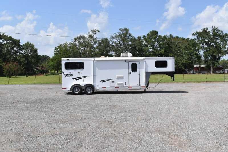 2014 Shadow 7208GLQ 2 Horse Trailer with 8′ Short Wall image 0