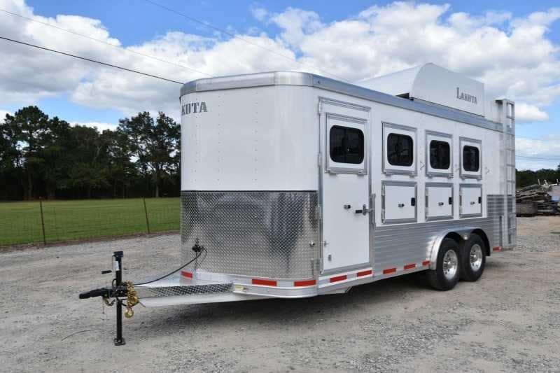 2018 Lakota 84HBPSL 4 Horse Trailer with 2′ Short Wall image 0