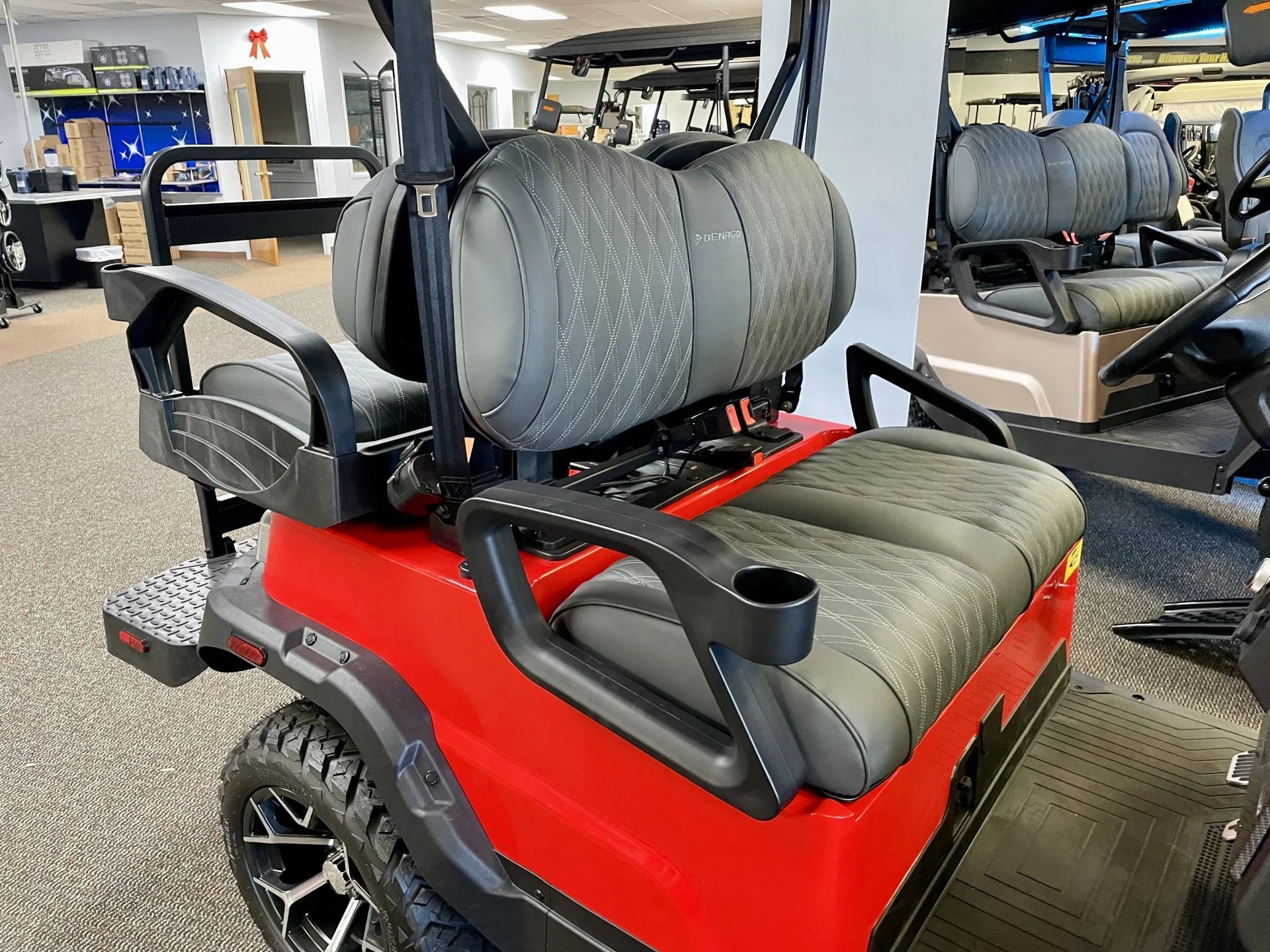 2026 Denago EV Nomad XL Golf Cart for Sale (Scarlet Red) image 1