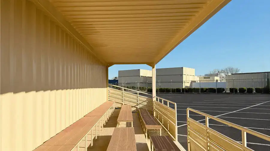 Rent 40ft High Cube 74-Seat Bleacher Container image 6