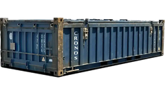 20ft Used Half Height Hard Top Shipping Container image 0