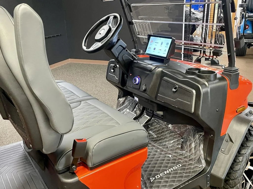 2026 EV Rover XL Denago Golf Cart for Sale (Orange) image 1