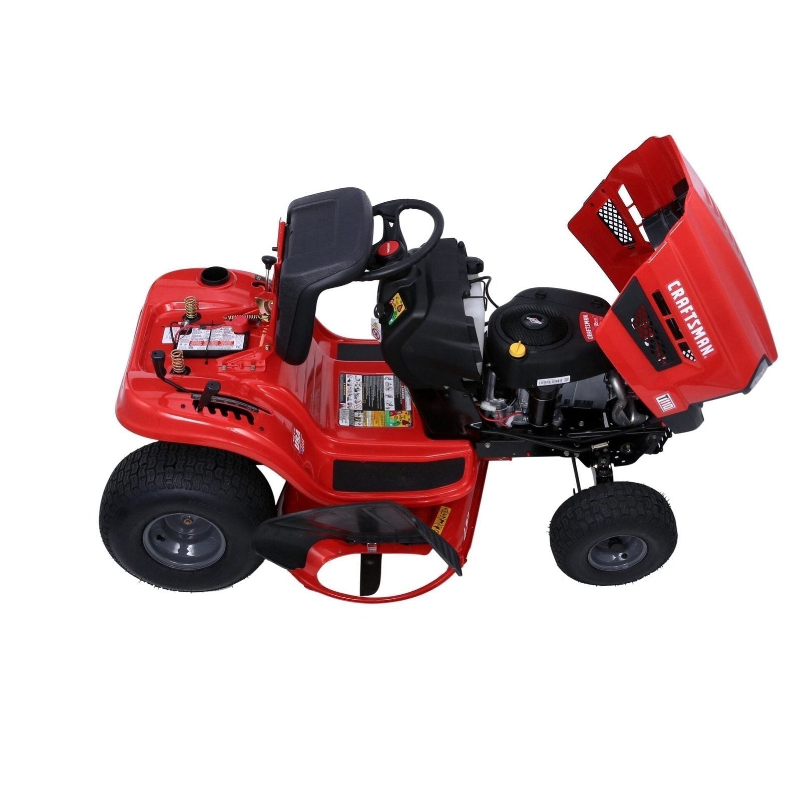 CRAFTSMAN Riding Lawn Mower with Snow Plow image 6