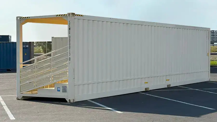 Rent 40ft High Cube 74-Seat Bleacher Container image 2
