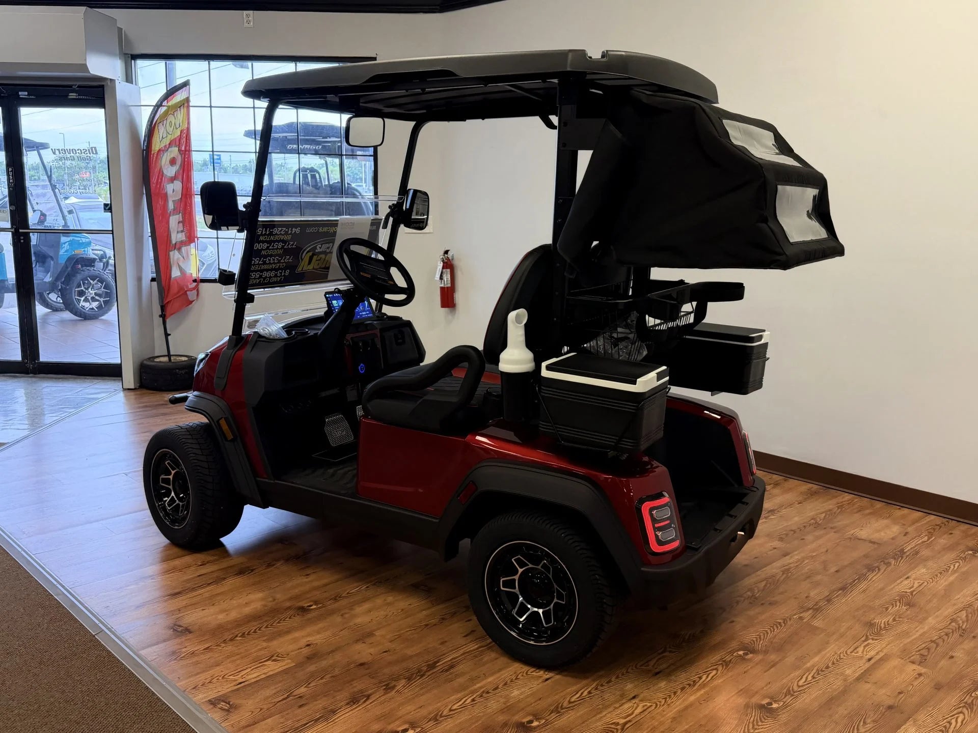 2026 ICON i20X Golfer Package Lithium Golf Cart for Sale (Inferno Red) image 1
