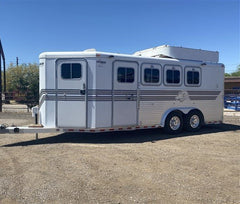 2000 Sooner 4 Horse Bumper Pull SUPER CLEAN image 0