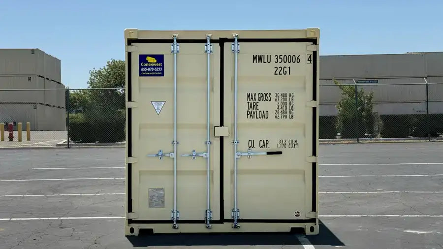 Rent 20ft Ground Level Office and Storage Combo Container image 14