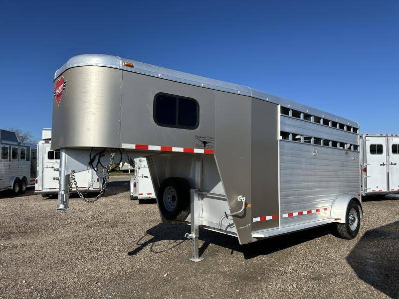 2012 Hart Trailers Short-Go Single Axle Stock / Stock Combo Trailer image 0