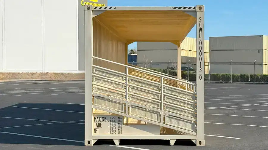 Rent 40ft High Cube 74-Seat Bleacher Container image 4