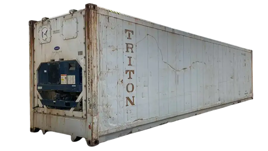 40ft Used Certified Refrigerated Shipping Container image 0