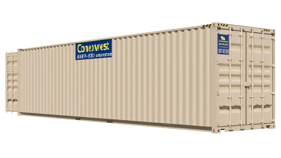 Rent 40ft High Cube (9.5ft) Storage Container w/ Doors on Both Ends image 0